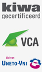 De Winter Rioolservice is Kiwa VCA gecertificeerd en lid van Uneto VNI