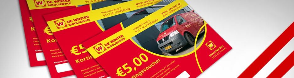 €5,00 euro korting op onze diensten met de kortingsvoucher